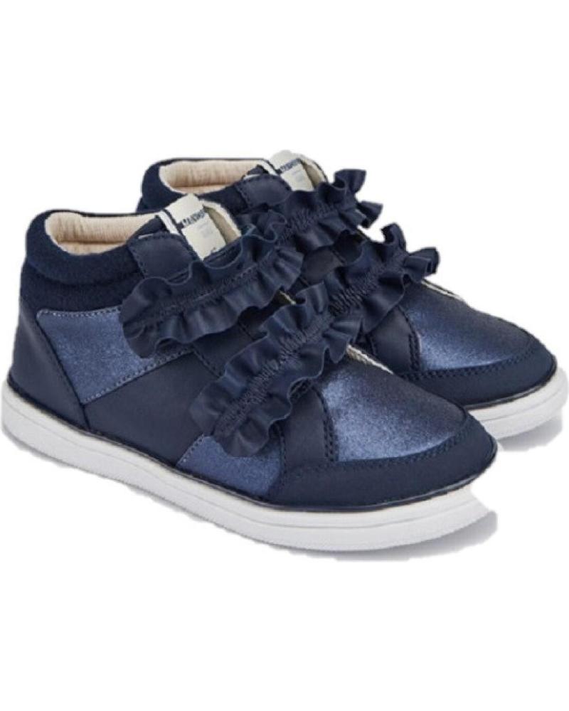 Botines de Niña MAYORAL BOTIN PEPLUM VOLANTES NINA MARINO 44327 AZUL MARINO