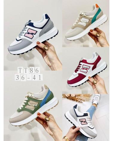 L&R SHOES MDTT-86: SNEAKERS SPORTIVE E CASUAL DONNA KAKI VERDE KAKY