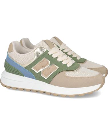 L&R SHOES MDTT-86: SNEAKERS SPORTIVE E CASUAL DONNA KAKI VERDE KAKY