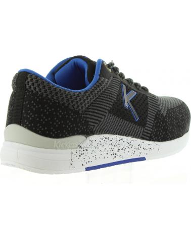 Zapatillas deporte de Mujer y Niña y Niño KICKERS 522010-30 KNITWEAR 83 NOIR GRIS