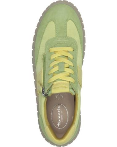 Woman Trainers TAMARIS 83719 NUBUCK-NAYLON VERDE LIMA VERDE CLARO