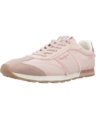 Sneaker für Damen PEPE JEANS ZAPATILLAS MUJER MODELO ONCE TWILL COLOR ROSA 318PWR