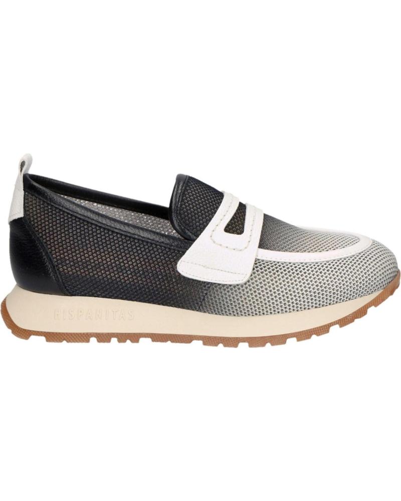 Mocassins de Mulher HISPANITAS MOCASIN DE PIEL PARA MUJER BHV254043 COLOR NEGRO
