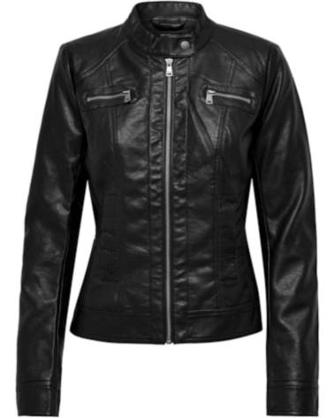 ONLY CHAQUETA CUERO SINTETICO 15081400 COLOR NEGRO