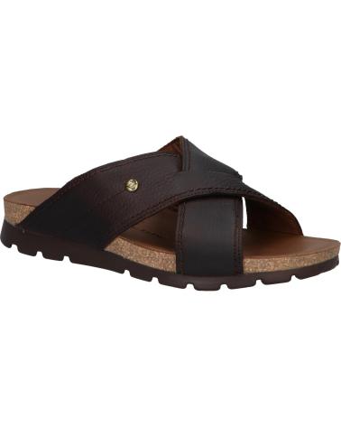Sandalias de Hombre panama jack SALMAN C17 NAPA GRASS MARRON - BROWN