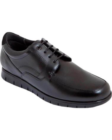 Scarpe-De-Mujer-MAXI-CONFORT-ZAPATO-CORDON-PIEL-NEGRO