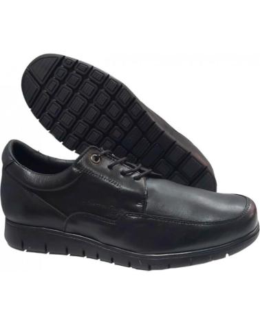 Scarpe-De-Mujer-MAXI-CONFORT-ZAPATO-CORDON-PIEL-NEGRO