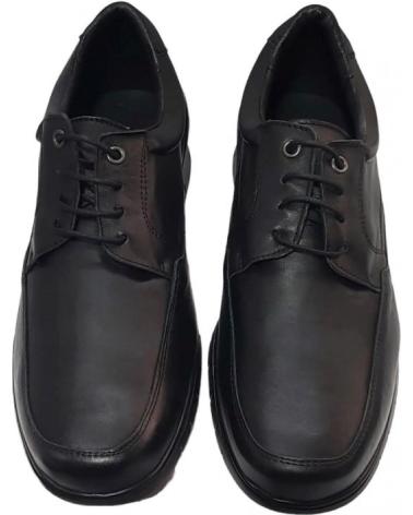 Scarpe-De-Mujer-MAXI-CONFORT-ZAPATO-CORDON-PIEL-NEGRO