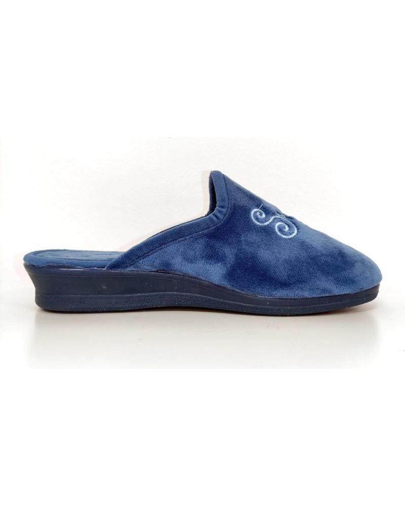 Pantofole-De-Mujer-LA-BARCA---CHINELA-ZAPATILLA-DE-CASA---SENORA-ON-AZUL