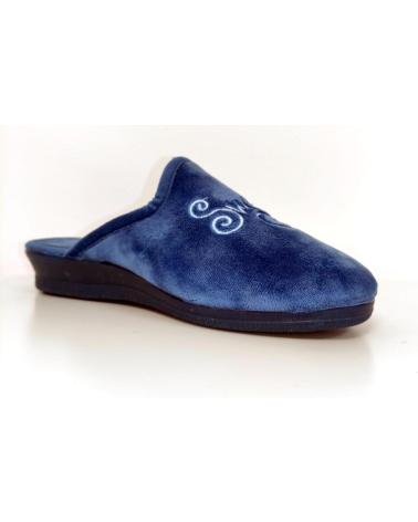 Pantofole-De-Mujer-LA-BARCA---CHINELA-ZAPATILLA-DE-CASA---SENORA-ON-AZUL