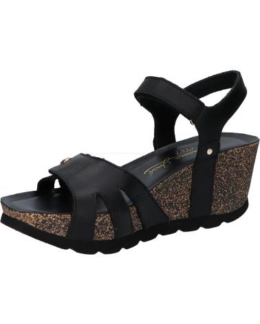 Woman Sandals panama jack ROMY B4 NAPA GRASS NEGRO - BLACK