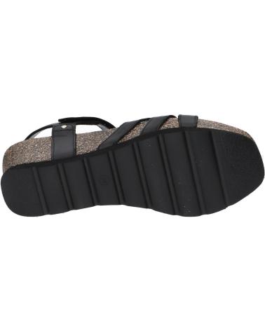 Woman Sandals panama jack ROMY B4 NAPA GRASS NEGRO - BLACK