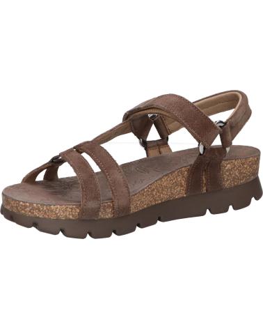Sandalen für Damen PANAMA JACK SALLY B7 VELOUR PIEDRA - STONE