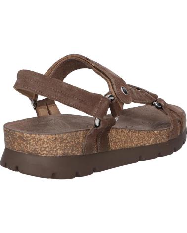 Sandalen für Damen PANAMA JACK SALLY B7 VELOUR PIEDRA - STONE