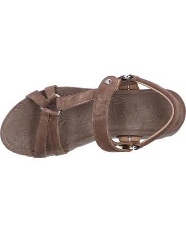 Sandalen für Damen PANAMA JACK SALLY B7 VELOUR PIEDRA - STONE
