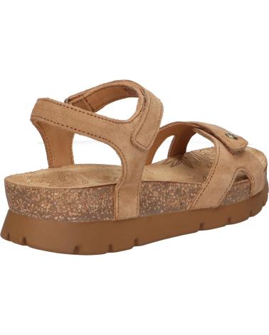 Sandalen für Damen PANAMA JACK SULIA B19 VELOUR CUERO - BARK