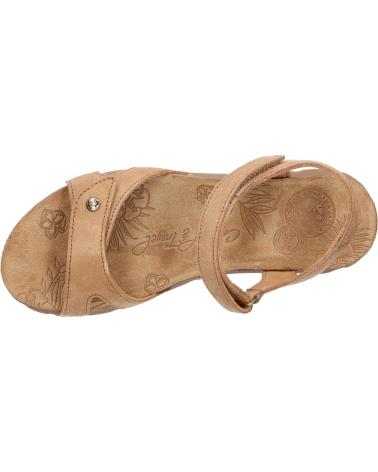 Sandalen für Damen PANAMA JACK SULIA B19 VELOUR CUERO - BARK