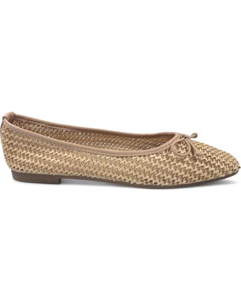Bailarinas de Mujer TIMBOS MANOLETINA PLANA DE MUJER KAKI 131080 MARRóN