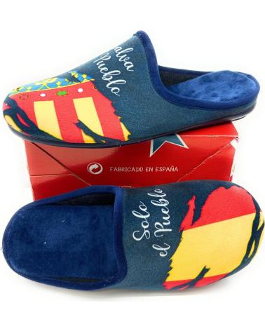 House-Slipers-De-Niño-ALCALDE-ZAPATILLAS-CASA-CONFORT-CADETE-MENSAJE-M-NEGRO