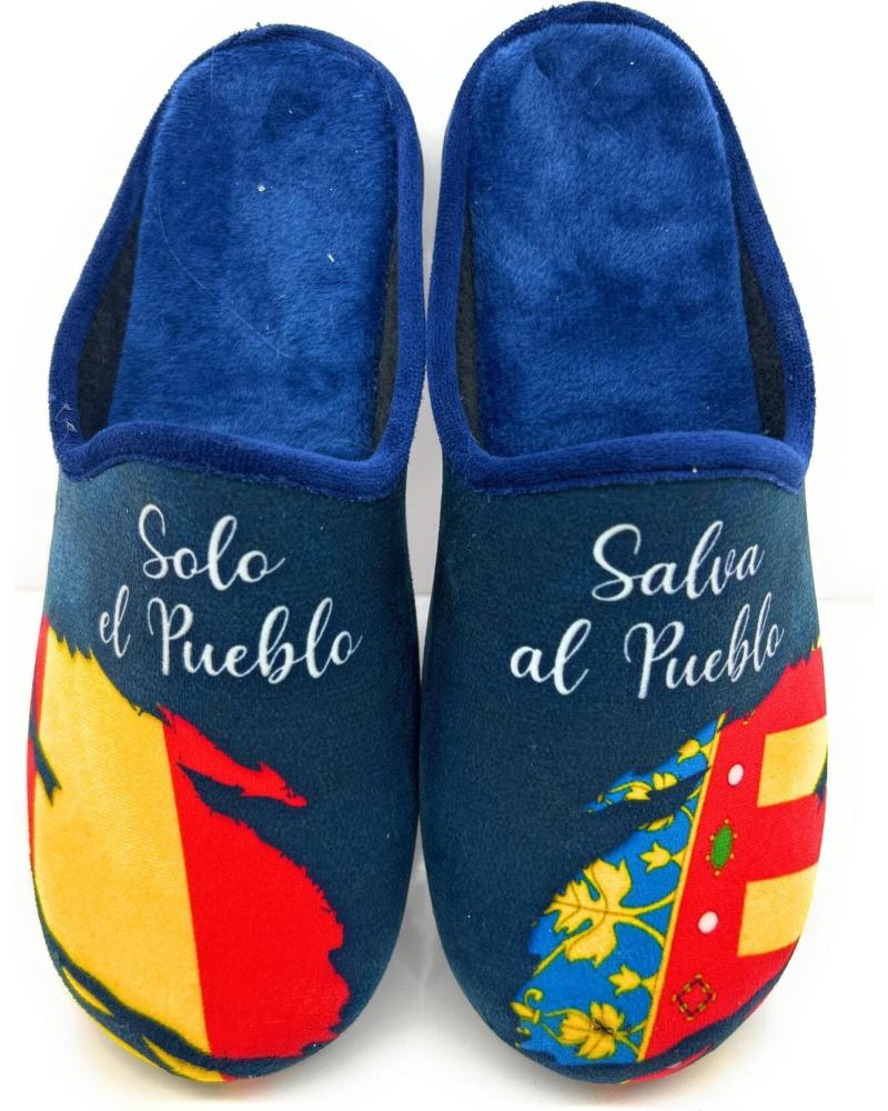 House-Slipers-De-Niño-ALCALDE-ZAPATILLAS-CASA-CONFORT-CADETE-MENSAJE-M-NEGRO