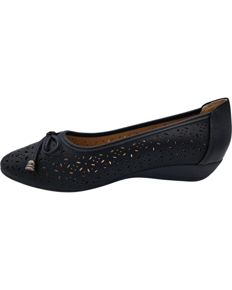 Ballerinas für Damen CALZADOMANIA MANOLETINA CUNA NEGRO
