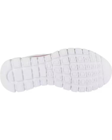 SKECHERS GRACEFUL GET CONNECTED 12615WTRG - WEISSE SNEAKER MIT ROSÉGOLD-DETAILS BLANCO