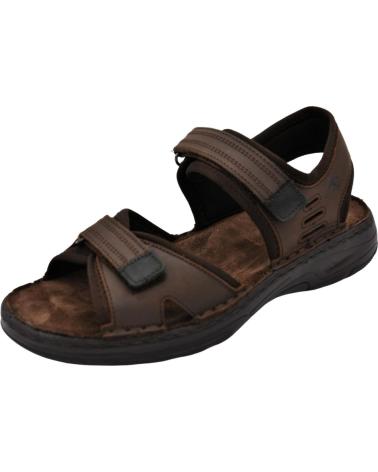 Sandales-De-Hombre-FLUCHOS---SANDALIAS-DE-PIEL-PARA-HOMBRE-PLANTILLA-ACOLCHAD-MARRON-NEGRO