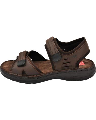 Sandales-De-Hombre-FLUCHOS---SANDALIAS-DE-PIEL-PARA-HOMBRE-PLANTILLA-ACOLCHAD-MARRON-NEGRO