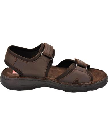 Sandales-De-Hombre-FLUCHOS---SANDALIAS-DE-PIEL-PARA-HOMBRE-PLANTILLA-ACOLCHAD-MARRON-NEGRO