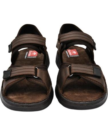 Sandales-De-Hombre-FLUCHOS---SANDALIAS-DE-PIEL-PARA-HOMBRE-PLANTILLA-ACOLCHAD-MARRON-NEGRO