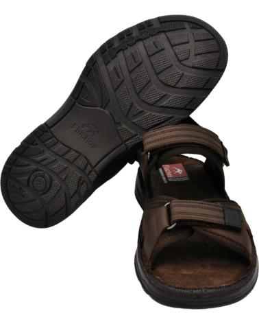 Sandales-De-Hombre-FLUCHOS---SANDALIAS-DE-PIEL-PARA-HOMBRE-PLANTILLA-ACOLCHAD-MARRON-NEGRO