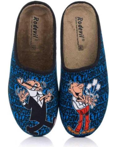 House-Slipers-De-Hombre-RODEVIL-ZAPATILLA-CASA-HOMBRE-ABIERTA-MORTADELO-539-VARIOS-COLORES