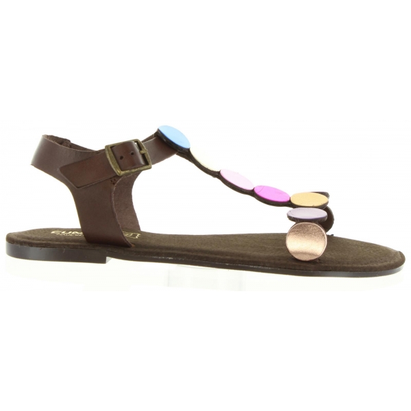 Sandales pour Femme CUMBIA 30584 MOKA METAL