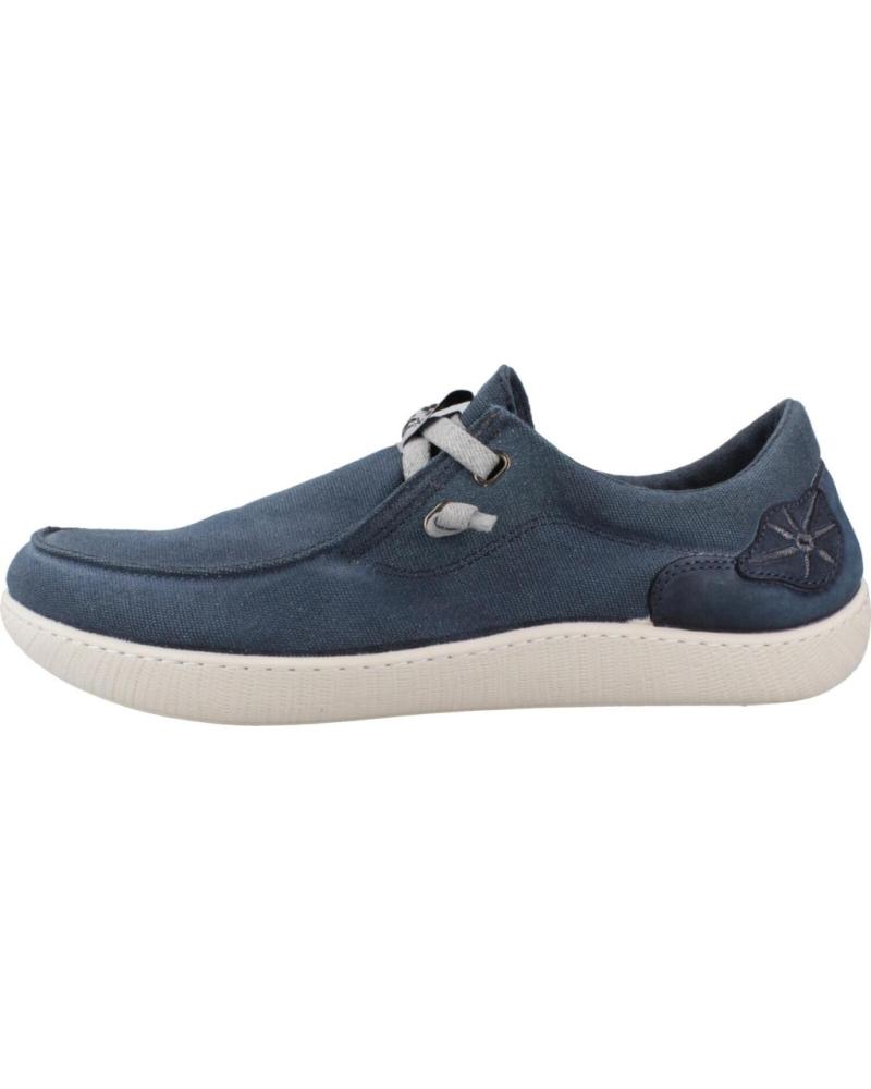 CHAUSSURES BATEAU EN TOILE SUNNI SABBI KUNASH002 WALLAB BLEU JEAN BLUE JEANS