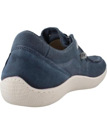 CHAUSSURES BATEAU EN TOILE SUNNI SABBI KUNASH002 WALLAB BLEU JEAN BLUE JEANS