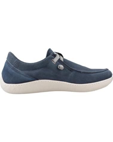 CHAUSSURES BATEAU EN TOILE SUNNI SABBI KUNASH002 WALLAB BLEU JEAN BLUE JEANS