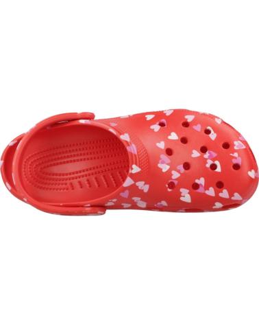 Sabots-De-Mujer-CROCS-ZUECOS-MUJER-MODELO-CLASSIC-VDAY-CLOG-U-COLOR-ROJO-CHRRYRD