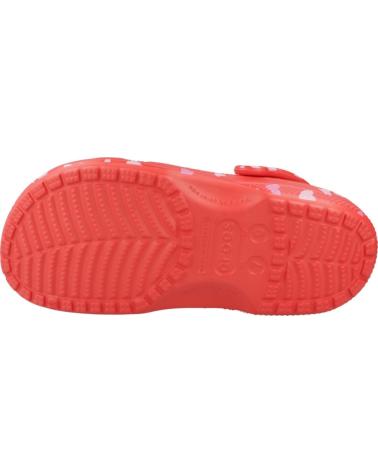 Sabots-De-Mujer-CROCS-ZUECOS-MUJER-MODELO-CLASSIC-VDAY-CLOG-U-COLOR-ROJO-CHRRYRD