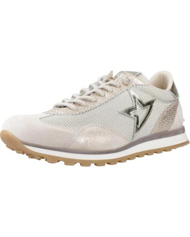 Woman Trainers CETTI ZAPATILLAS ANTE REJILLA CHAMPAGNE