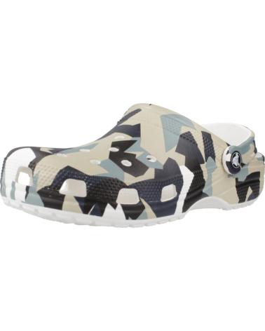 Zuecos de Mujer CROCS ZUECOS MUJER MODELO GEO CAMO CLOG COLOR ANIMAL PRINT WHTMLT