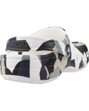 Zuecos de Mujer CROCS ZUECOS MUJER MODELO GEO CAMO CLOG COLOR ANIMAL PRINT WHTMLT