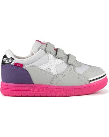 Esportes  de Menina e Menino MUNICH G-3 KID VCO 1514442 GRIS