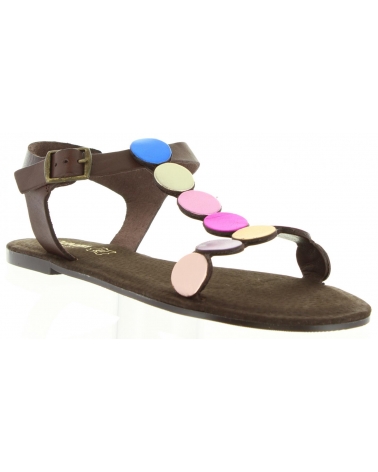 Sandales pour Femme CUMBIA 30584 MOKA METAL