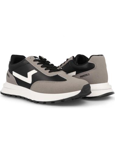 Deportivas de Hombre PAREDES ZAPATILLAS CASUAL HOMBRE COMODAS BELCHITE  GRIS GRIS GRIS