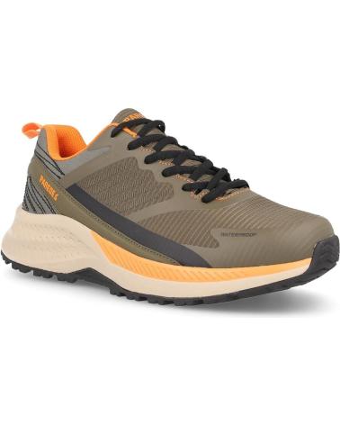 Esportes  de Homem PAREDES ZAPATILLAS TREKKING HOMBRE ALTA TRACCION GASCONES  KAKI KAKI KAKI