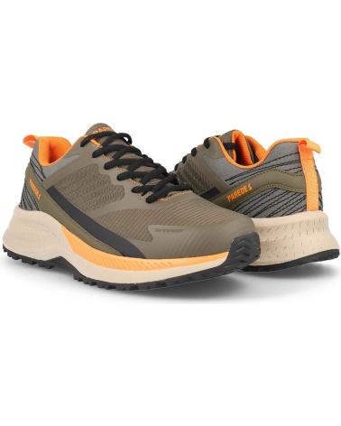 Esportes  de Homem PAREDES ZAPATILLAS TREKKING HOMBRE ALTA TRACCION GASCONES  KAKI KAKI KAKI