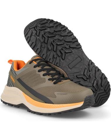 Esportes  de Homem PAREDES ZAPATILLAS TREKKING HOMBRE ALTA TRACCION GASCONES  KAKI KAKI KAKI