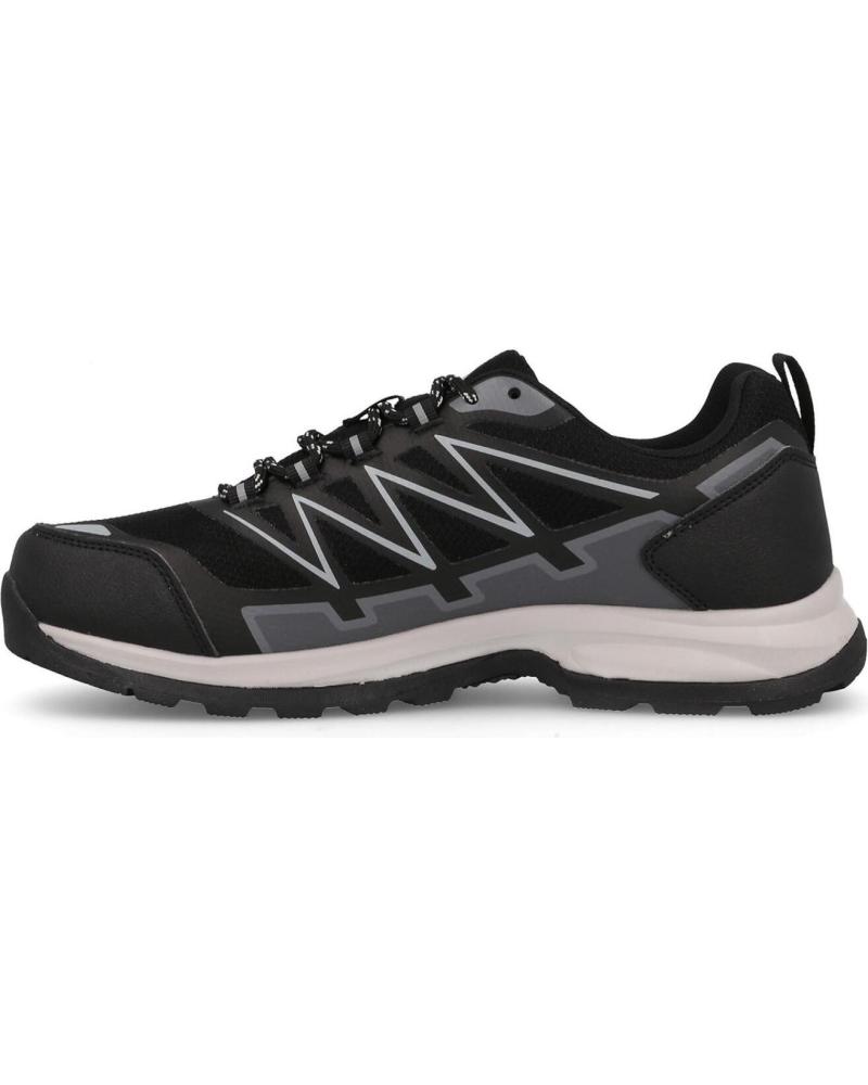 Esportes  de Homem PAREDES ZAPATILLAS TREKKING HOMBRE RESISTENTES VELEFIQUE NEGRO MOCHI NEGRO NEGRO
