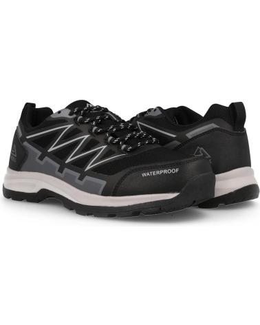 Esportes  de Homem PAREDES ZAPATILLAS TREKKING HOMBRE RESISTENTES VELEFIQUE NEGRO MOCHI NEGRO NEGRO