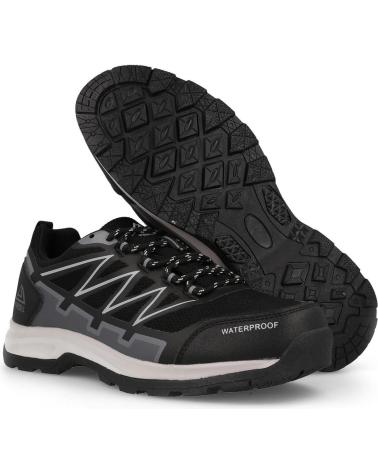 Esportes  de Homem PAREDES ZAPATILLAS TREKKING HOMBRE RESISTENTES VELEFIQUE NEGRO MOCHI NEGRO NEGRO